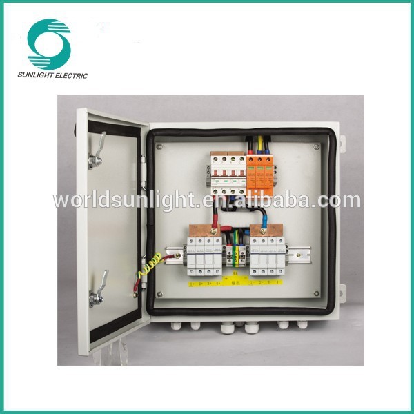 solar power system used PV string combiner box electrical junction boxes