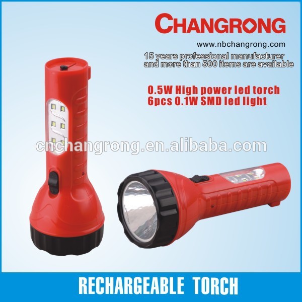 Powerful rechargeable LED torchlight