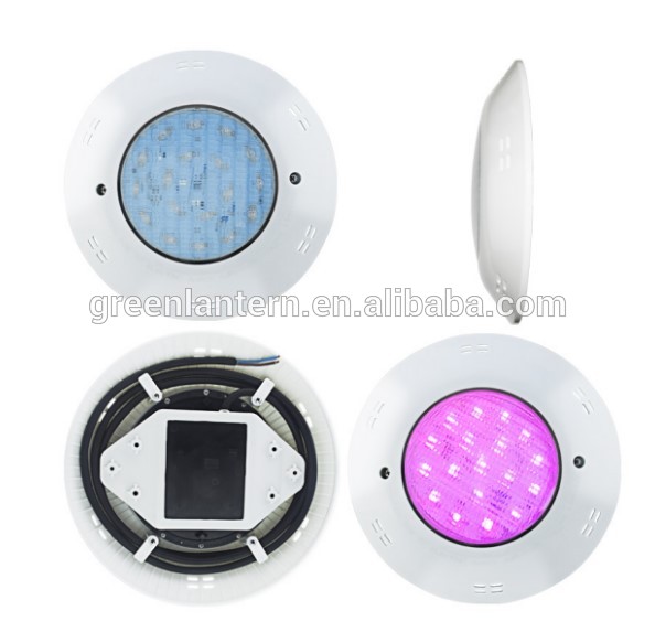 25watts RGB 4 wires LED Surface Mounted Underwater LED swimming pool light