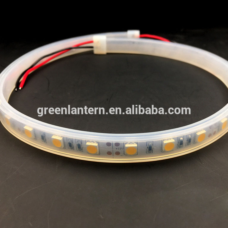 Manufacturers supply 24v 5050 silicone lamp with LED flexible strip LED extrusion waterproof LED soft light strip