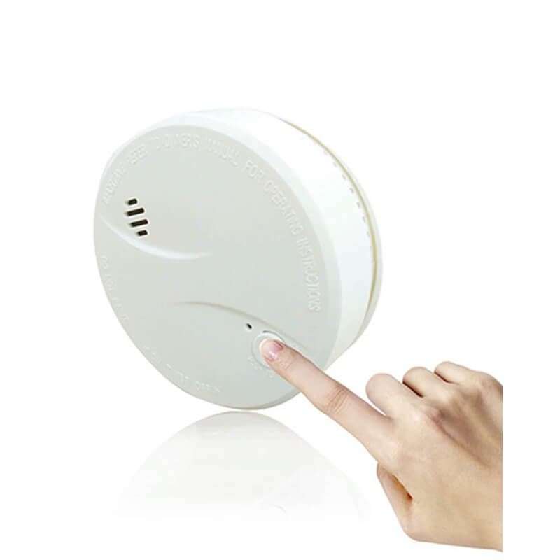 mains fire alarm smart fire detector smoke detector in garage with photoelectric sensor