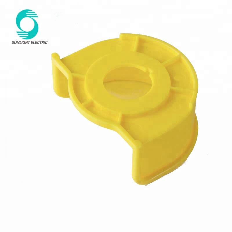 22mm 25mm 30mm (ID) 60MM(OD) emergency stop Push button switch yellow plastic protective shield guard cover