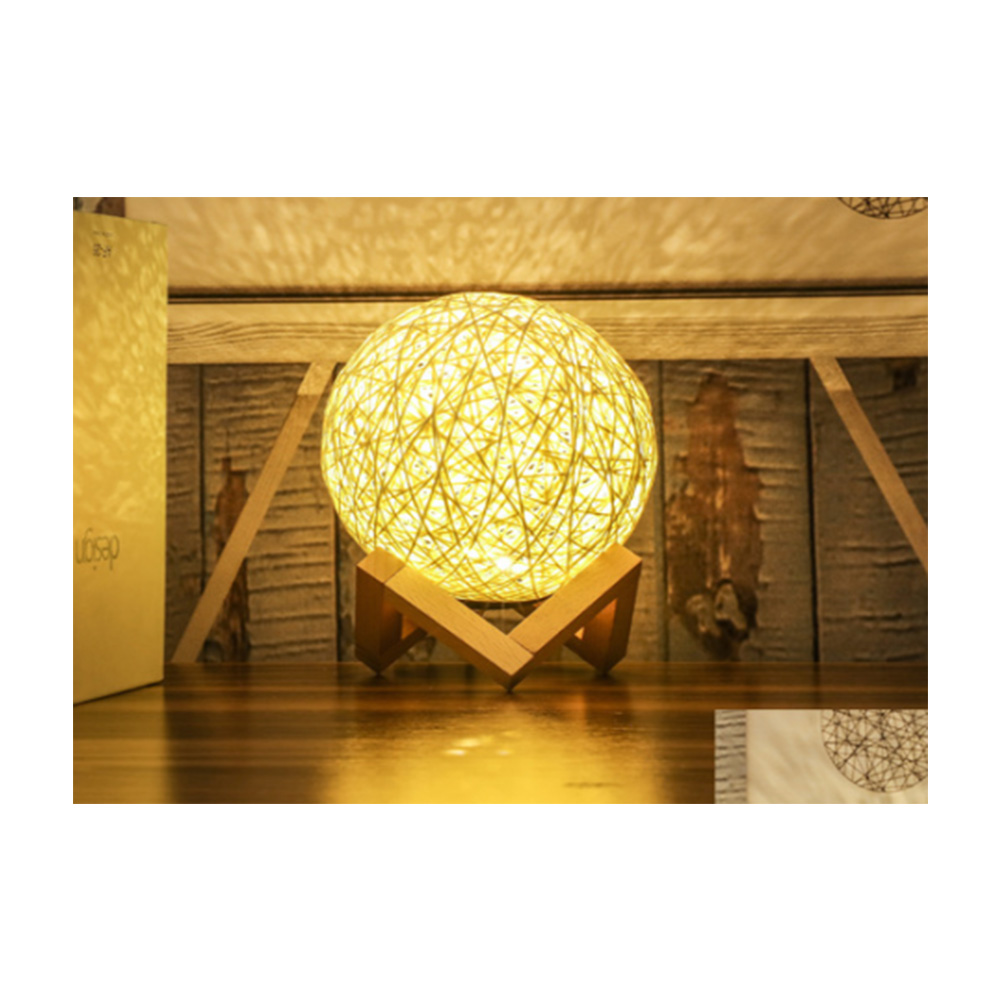 Festival creative present of LED Lantern lamp living room moon lamp for creative warm LED dimming remote control night light