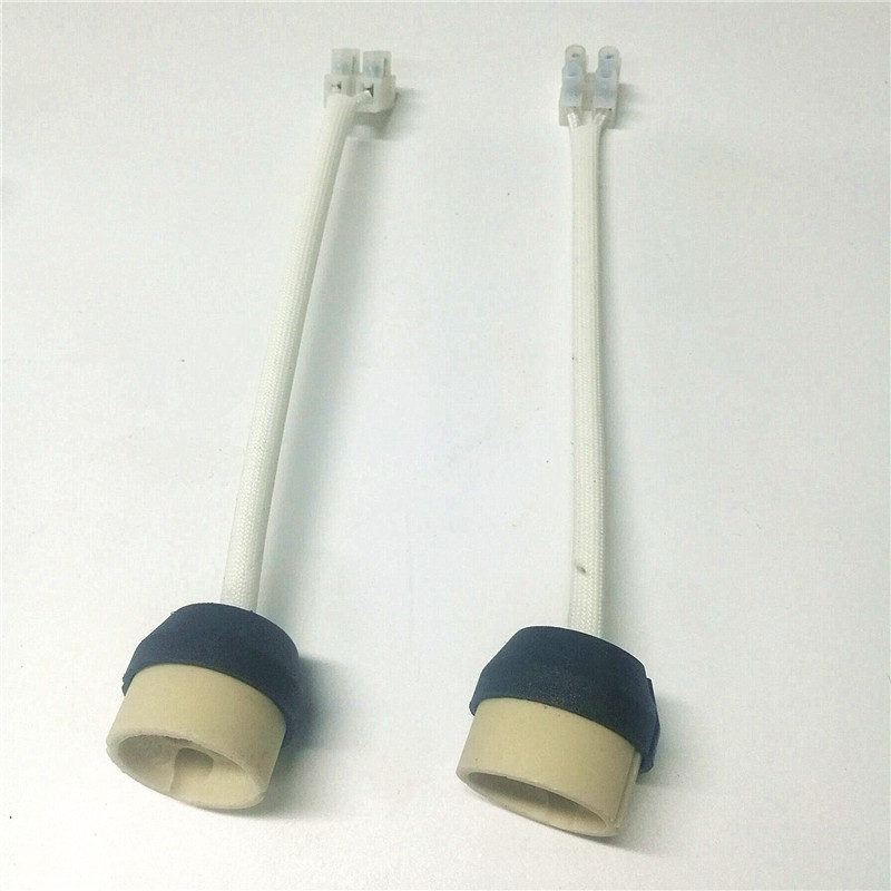 GU10 Ceramic Plastic rear Cover Lamp Holder LED bulb halogen Socket with 2P connector