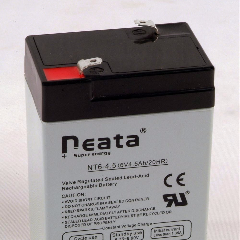 SLA battery (6V4.5Ah) for alarm system