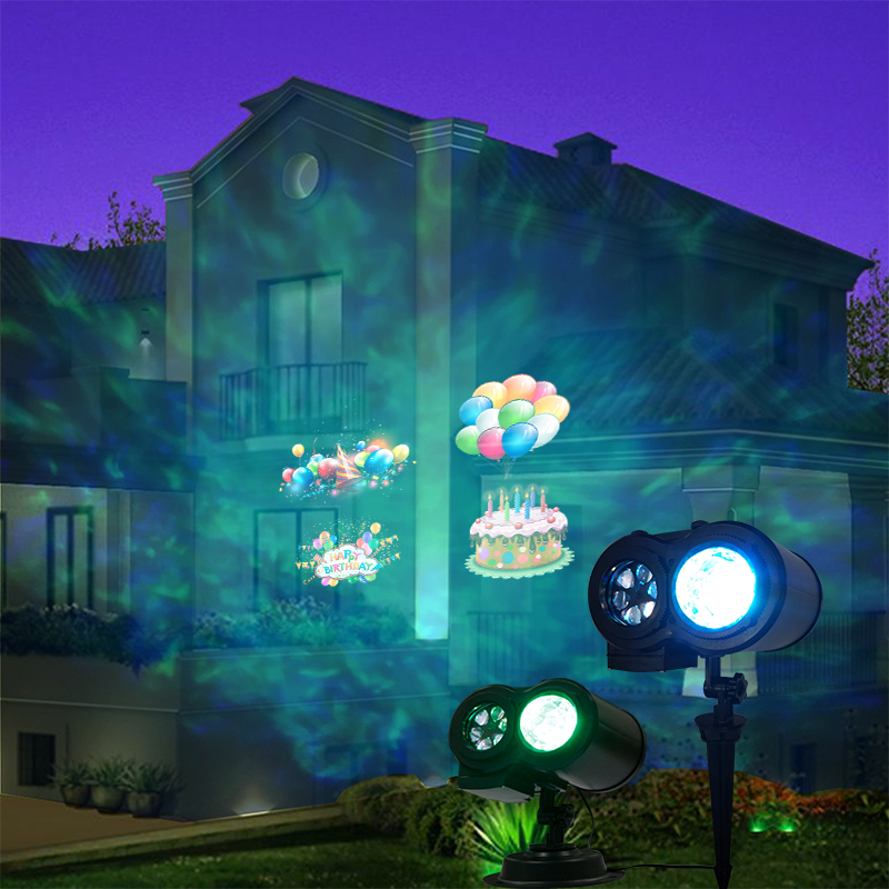 Hight Quality laser combo integrated projector all in one projector indoor snowflake projector