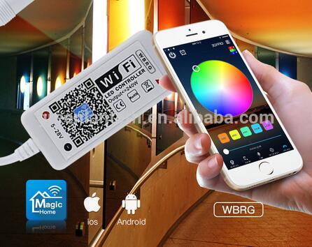 Wifi rgb led lighting controller mini lamp strip by SmartPhone