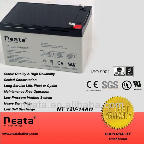 12v 14ah agm sla battery