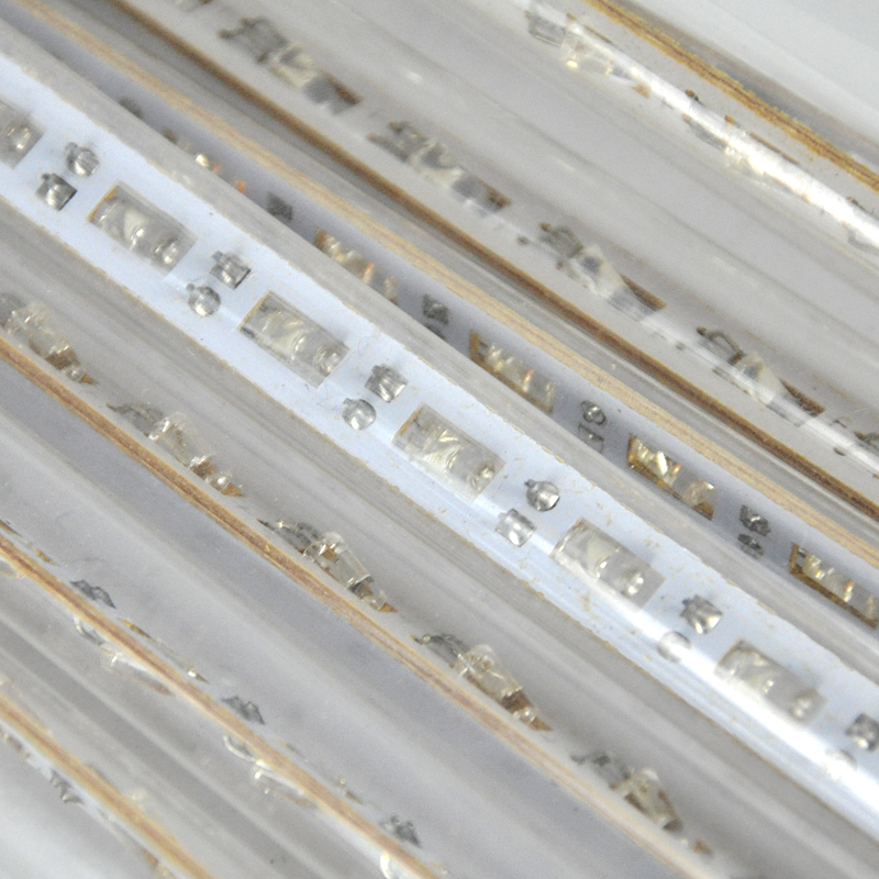 30cm 144 LED solar Meteor Shower Rain Tubes stalactute Led Light Lamp Christmas Romantic for Valentine Wedding Decoration