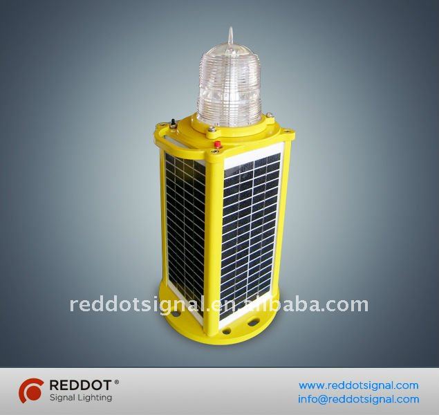 LED Solar powered navigation lights/solar navigation warning lights