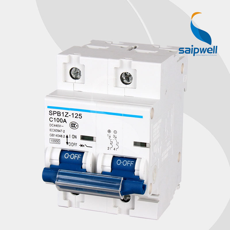 SAIP/SAIPWELL Factory Price IP65 Electrical 125/220V 100A 2 Poles DC Air Breaker Switch