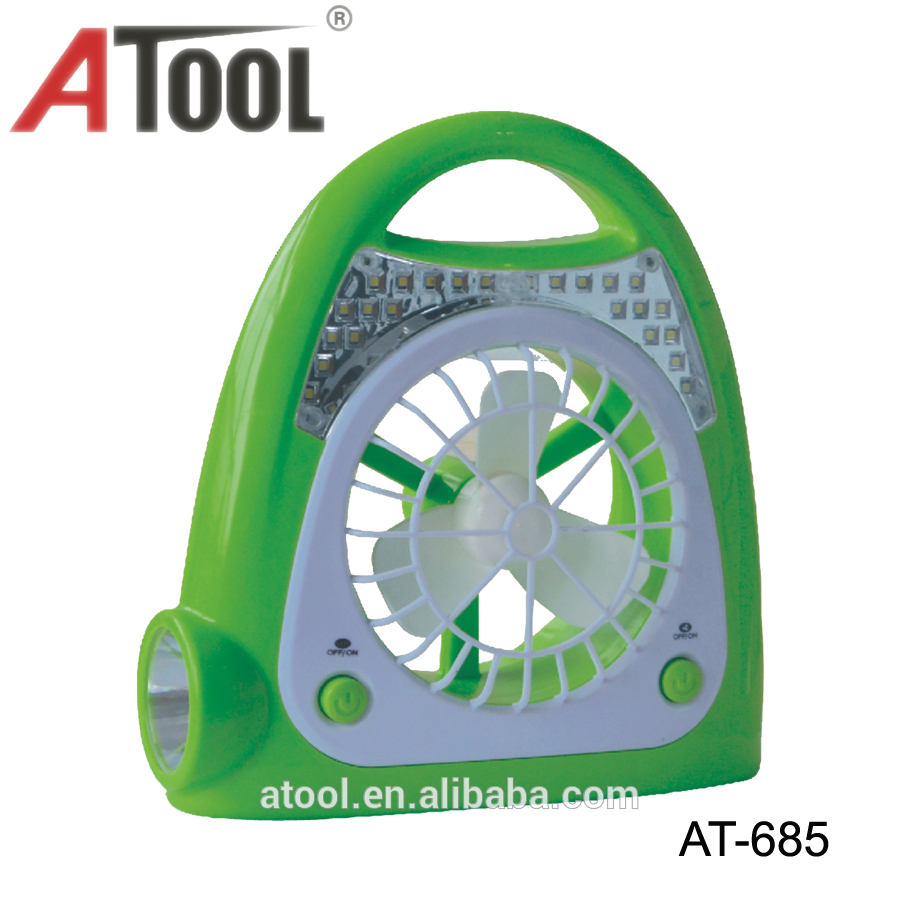 Atool 0.5w+29SMD LED rechargeable emergency fan lamps