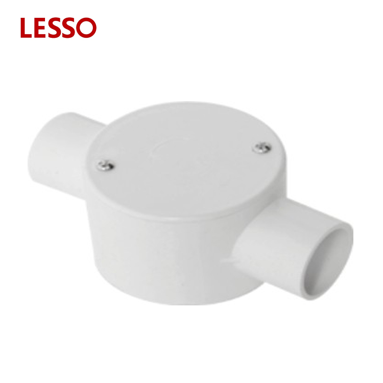 LESSO PVC electrical Conduit Fittings Concealed Installation Deep Through Box