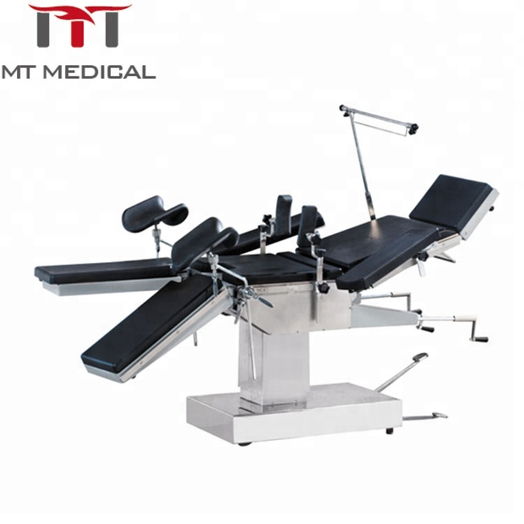 High quality 304 stainless steel manual surgical table hydraulic operating table