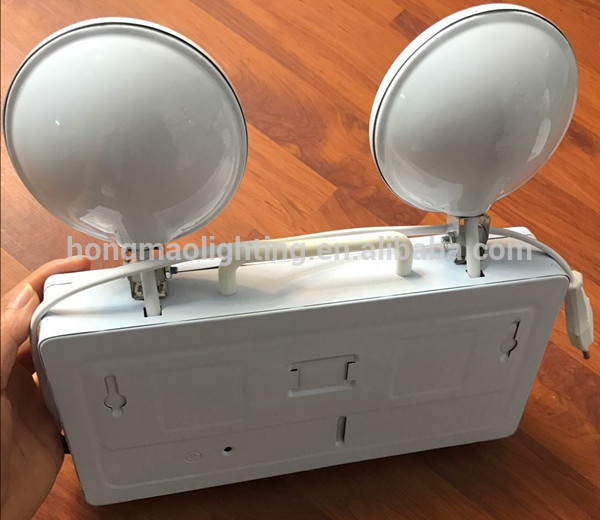 Hongnmao metal housing factory emergency lighting two head 3W emergency led light