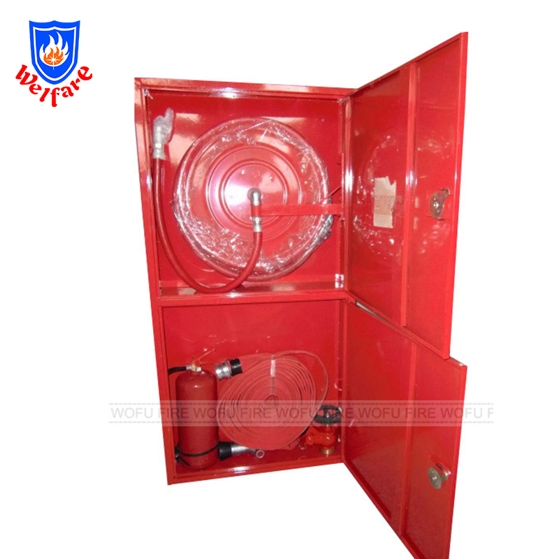 Two Door Fire Hose Reel Cabinet, Fire Fighting Hose Reel Cabinet