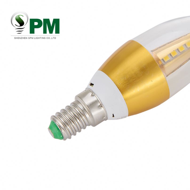 Good price remote control led candle light 5w e14 led candle lamp