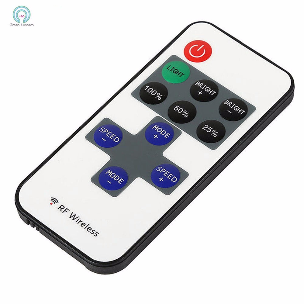 DC 5V-24V input 12A output 11 keys remote control mini rgb LED controller/dimmer