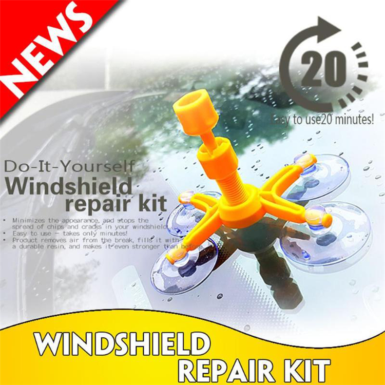 New Arrival Car glass Care Auto Windshield Repair Kit to Fix Car Scratch Cracks Chips Tools Auto repair tools