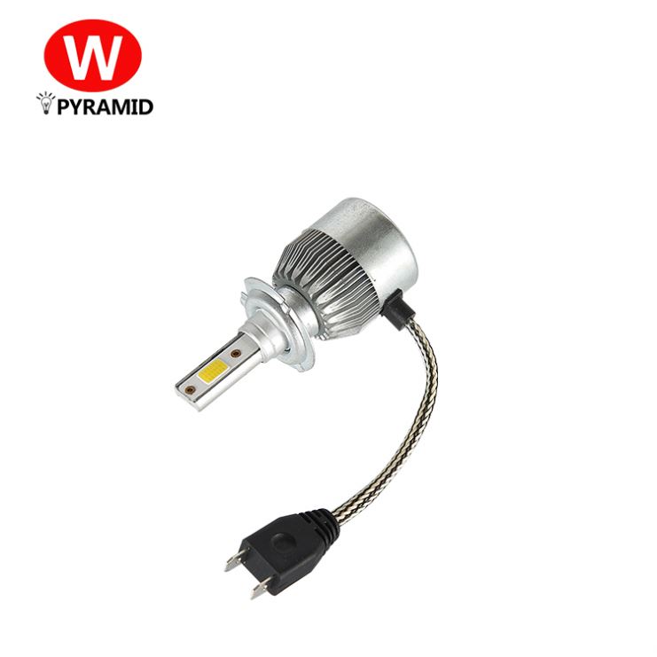 Energy-saving COB Slivery color 18w lamp type car led headlight