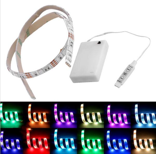 4.5V 50CM battery operated RGB LED Strip Light