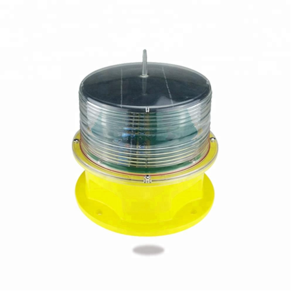 Aviation Obstruction Light, Low Intensity Solar Power Aircraft Light FAA L810 LED Aviation Warning Light