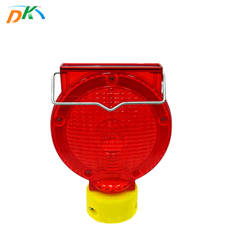 Solar  powered barricade flashing led traffic safety warning  light