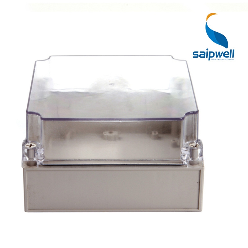 SAIPWELL Y IP66 DS-AT-1217-1 125*175*100 ABS Transparent Cover Outdoor Switch Enclosure Waterproof Junction Box