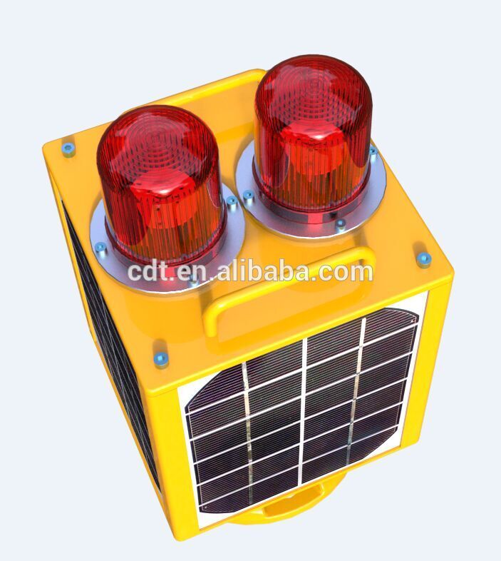 Dual Solar Tower obstruction light/FAA tower aviation light