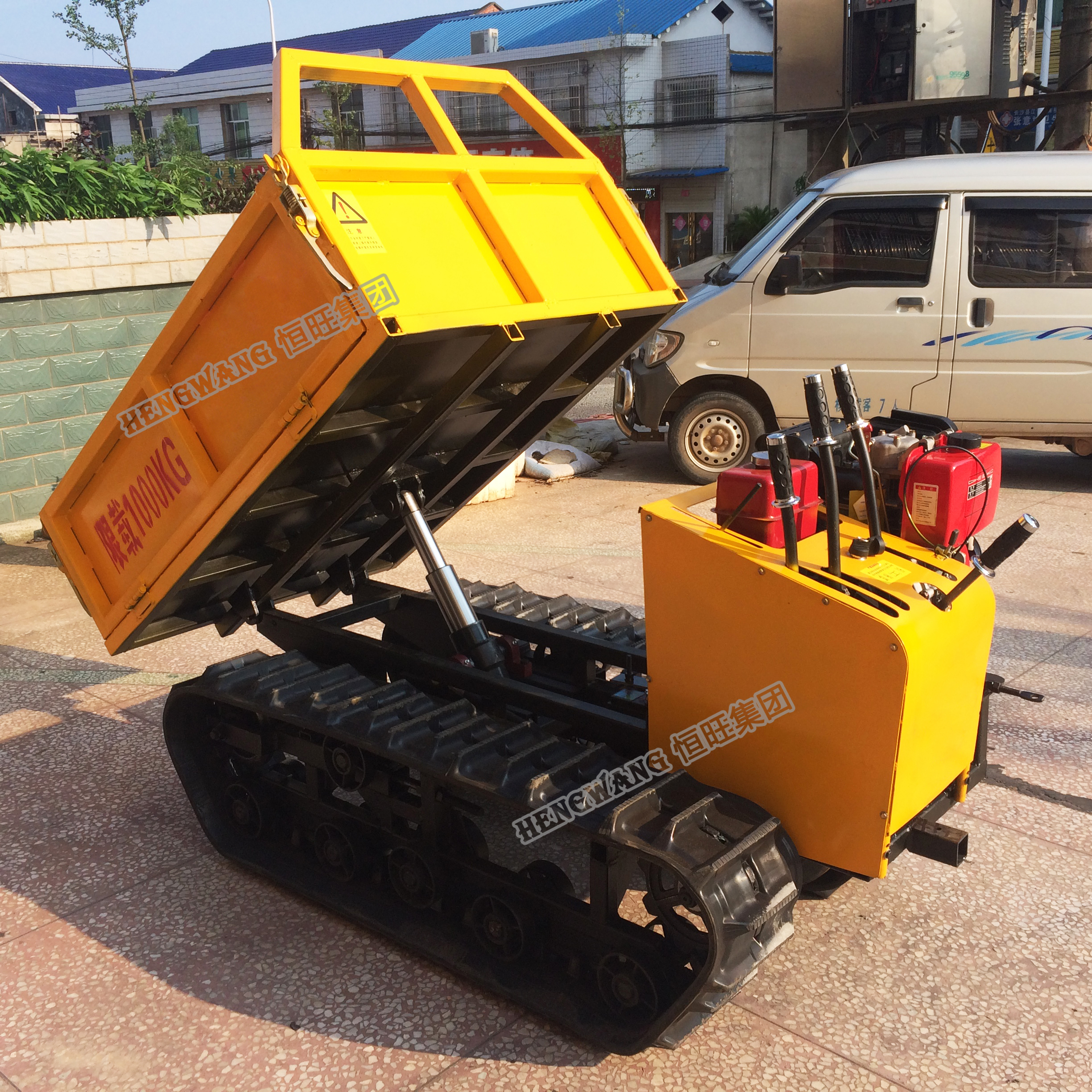 HW Walking type small new crawler truck dumper factory direct sale