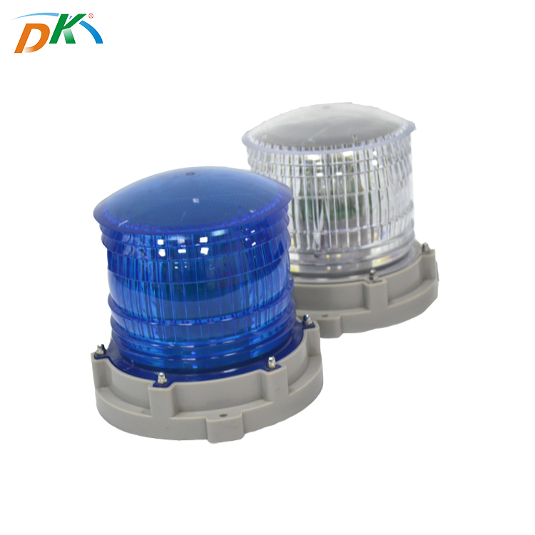 IP68 waterproof solar powered led aviation obstruction warning light