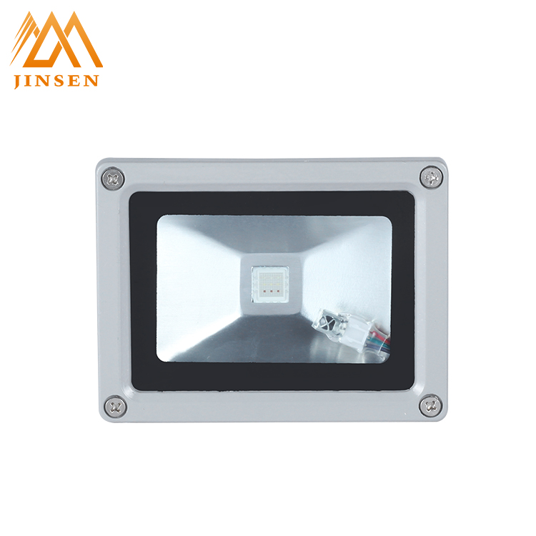 Free sample aluminum alloy IP65 10W led RGB flood light