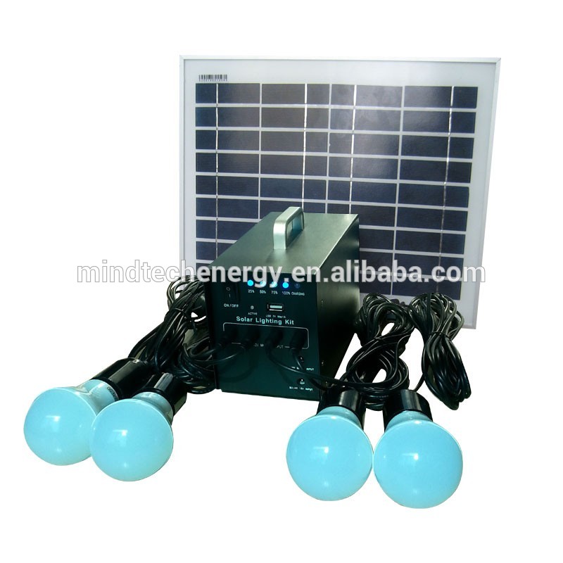 Complete 10W mini home solar mini home solar power energy system