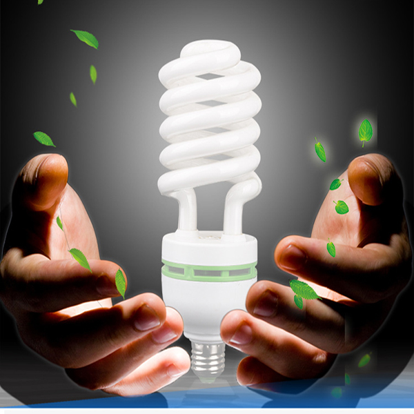 Half Spiral SKD and CKD part Energy Saving Light 220v/110v CFL bulb