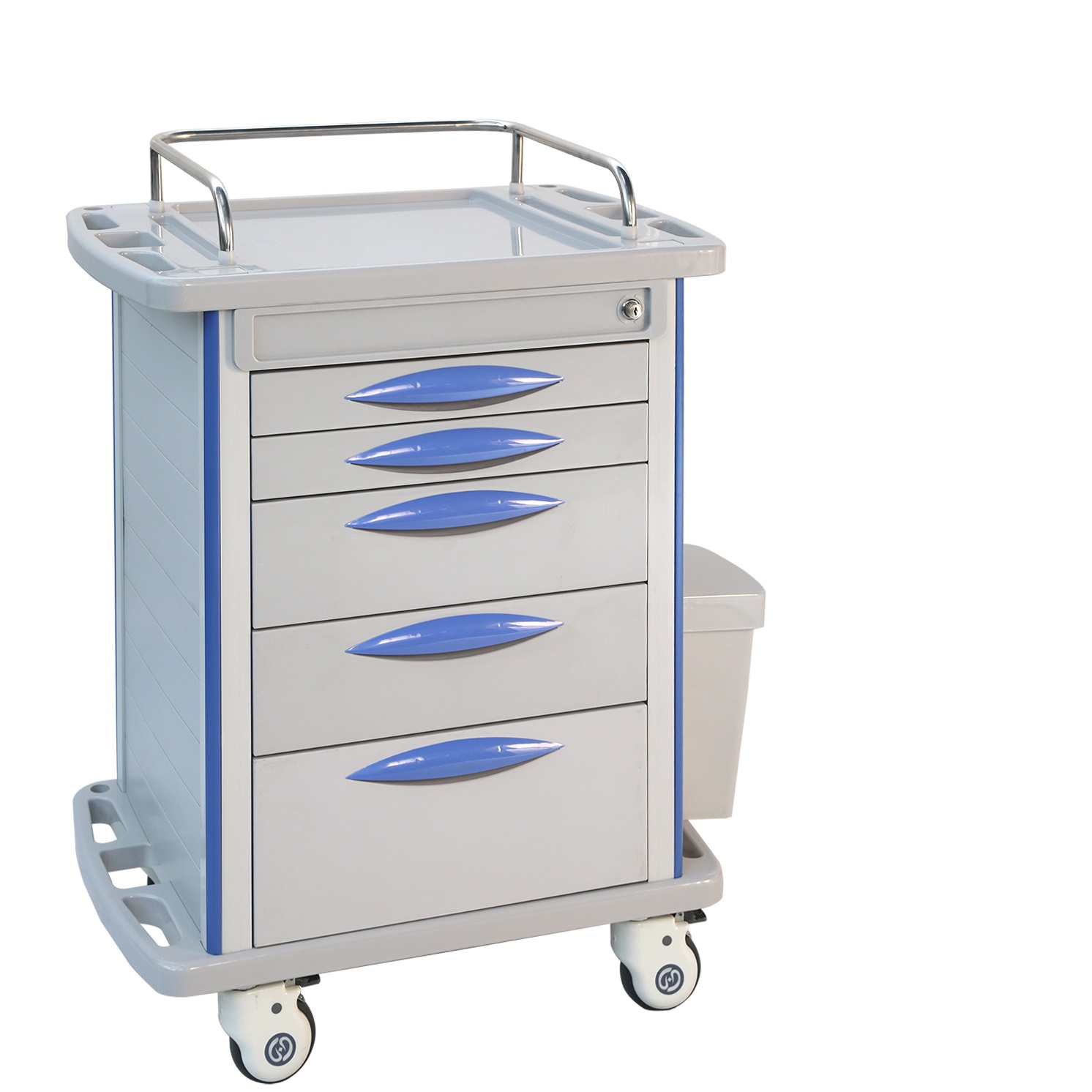 CQ-10 Medical emergency ABS trolley  with best price