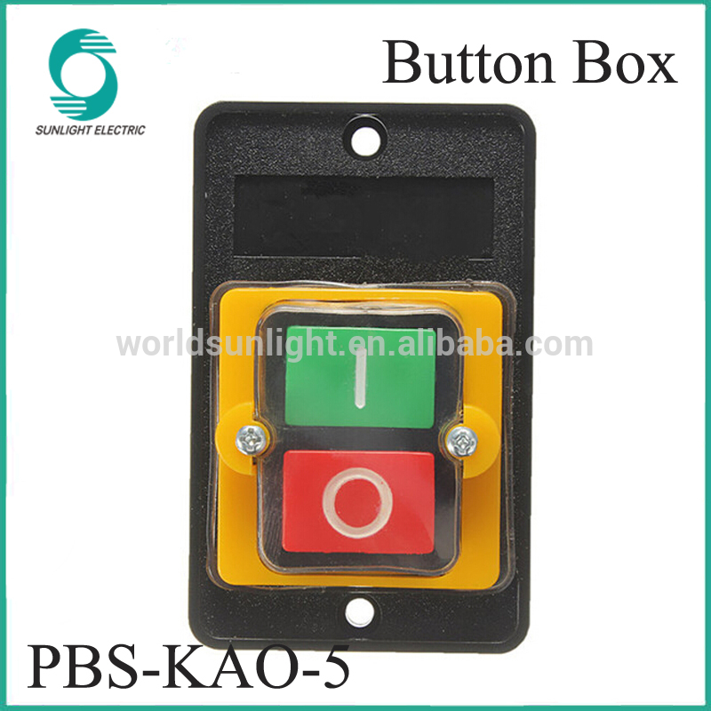 10A 250V On Off Water Proof Push Button Switch PushButton for Cutting Machine Bench drill Switch