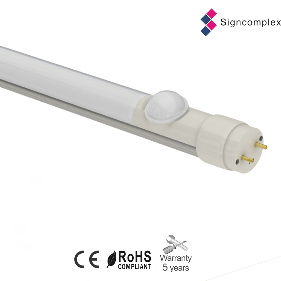 New 3014 PIR T8 Human Sense led tube, 9w/14w/18w led tube with sensor