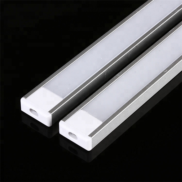 50cm Ultra-thin Mini Aluminum Trough Groove Slot  LED Rigid Strip Lamp Bar Light  Shell