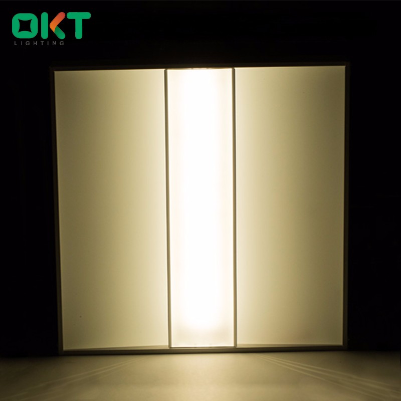 2 ft. x 2 ft. Dimmable White dlc 2x4 led troffer light with LED Lighting Kit for Fluorescent Fixtures