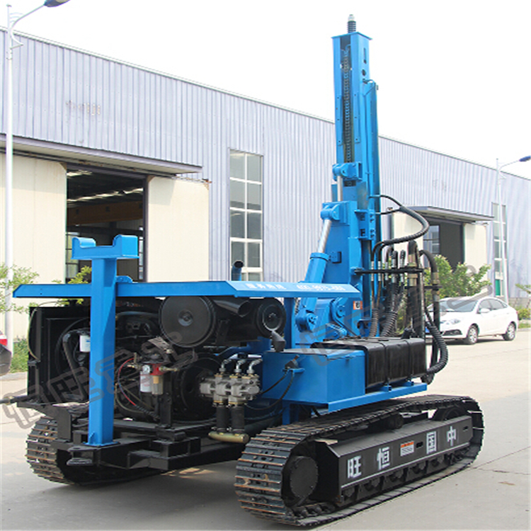 concrete pile machine earth auger screw pile driver wbq guardrail pile driver