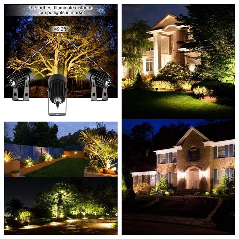 5-8 years long lifetime solar led spot lights, exterior building led round wall mount light, waterproof outdoor pillar lamp post