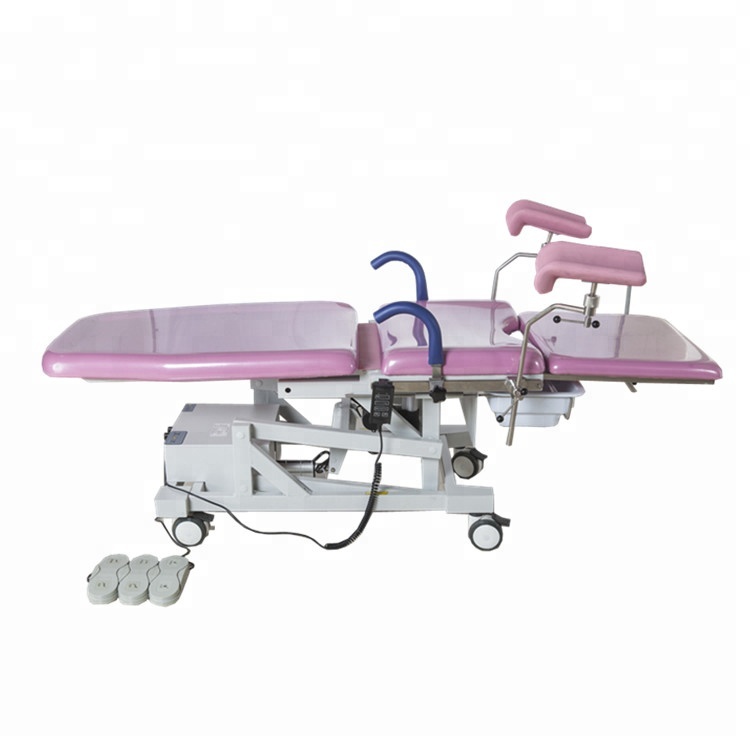 Hospital gynecological examination chair