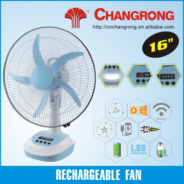 rechargeable battery charger table fan solar table fan