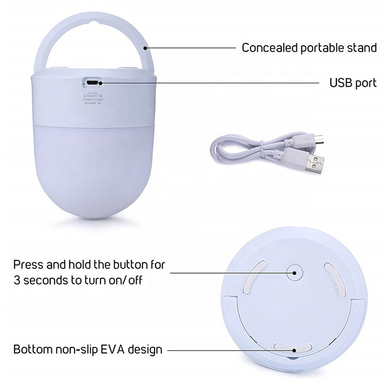 Shenzhen USB charging LED night light, 3W led night light sensor, ABS+PC+Silicone material led night light kids for indoor light