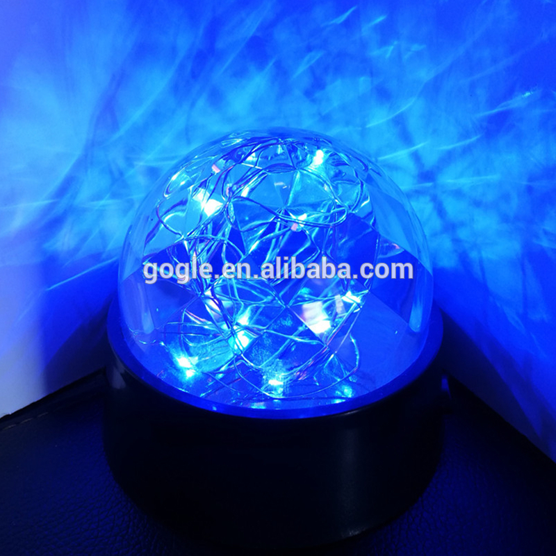 DISKOKUGLE glows in different colours Rotating pattern DISCO BALL