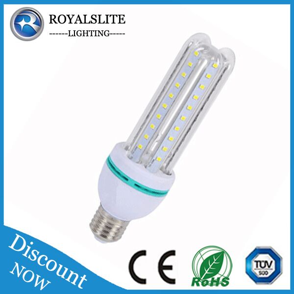 Energy saving lamp 3U shape 5w 7w 9w 12w 16w 20w 24w E27/B22 SMD2835 LED Corn Light Bulb