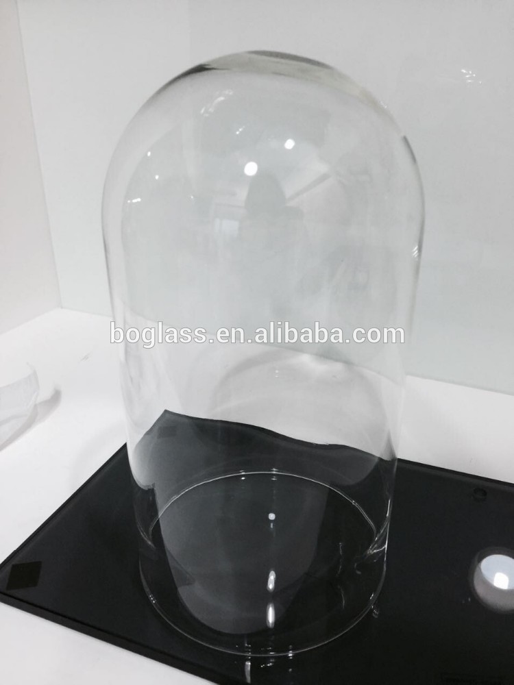 high clear big pyrex glass dome cover for laboratory