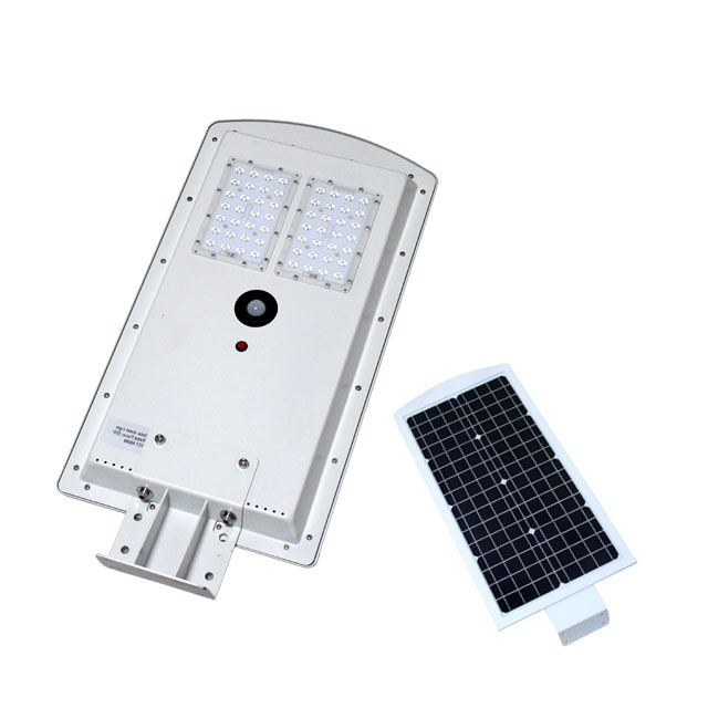 Factory price high brightness solar battery working time>12 hour 50W 60W led solar street lights