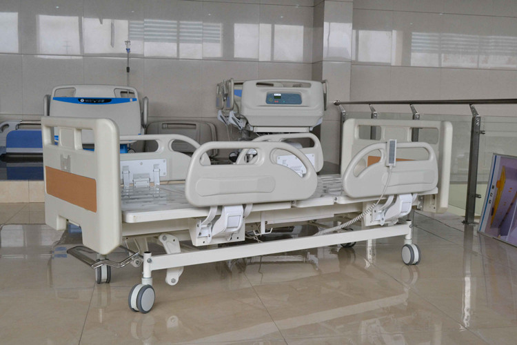 Electric hospital furniture ABS 5 functions medical bed