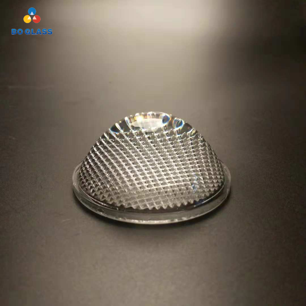 High Quality Borosilicate Plano Convex COB LED Glass Magnifying Lens for Cree